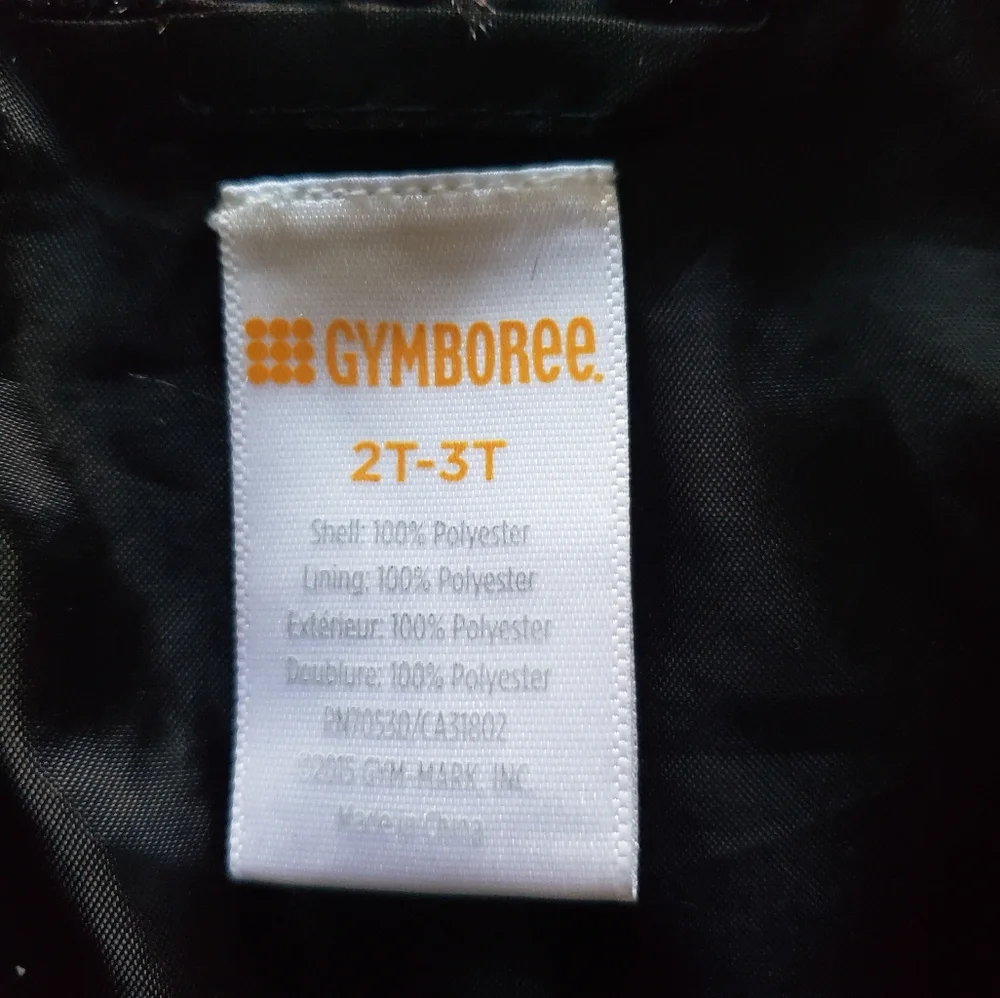 Gymboree Black‎ Faux Fur Cape Jacket Size 2T-3T